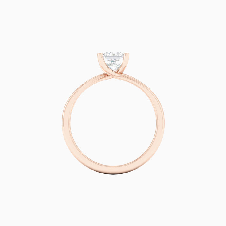 1 Carat Radiant Square Lab Diamond Engagement Ring