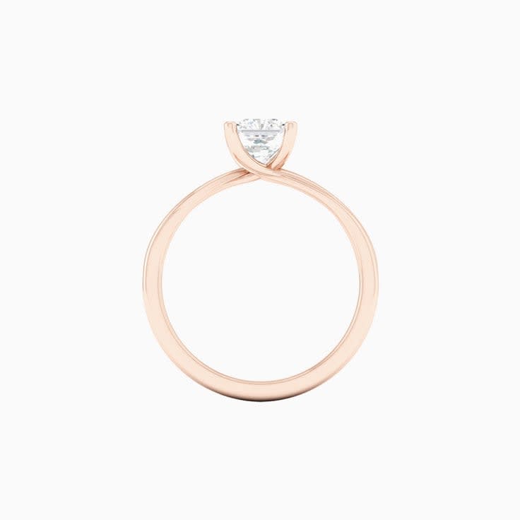 1 Carat Radiant Square Lab Diamond Engagement Ring