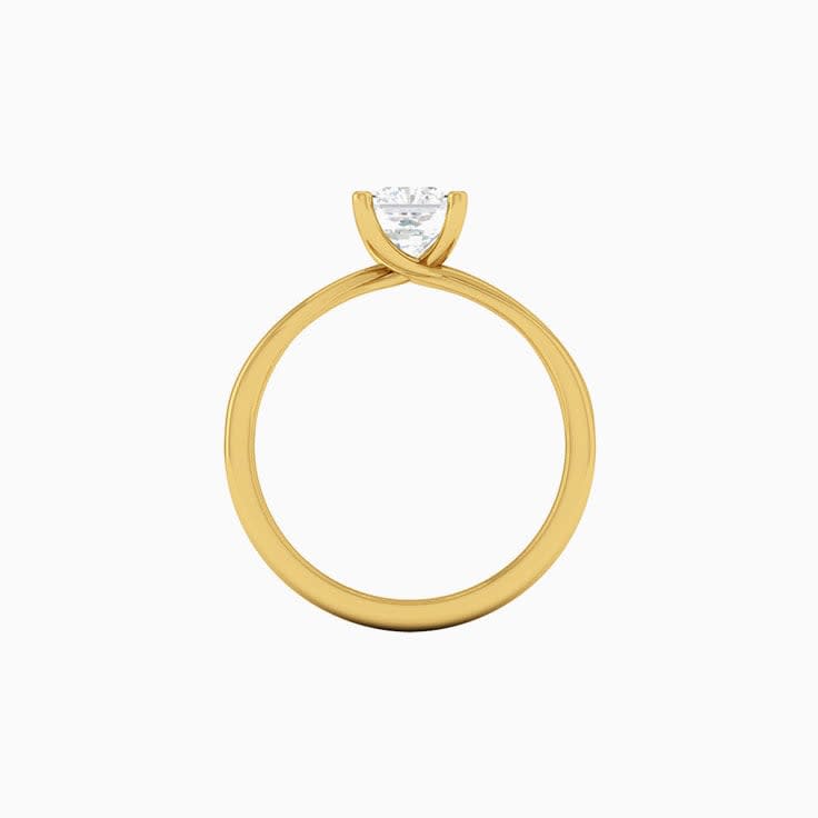 1 Carat Radiant Square Lab Diamond Engagement Ring