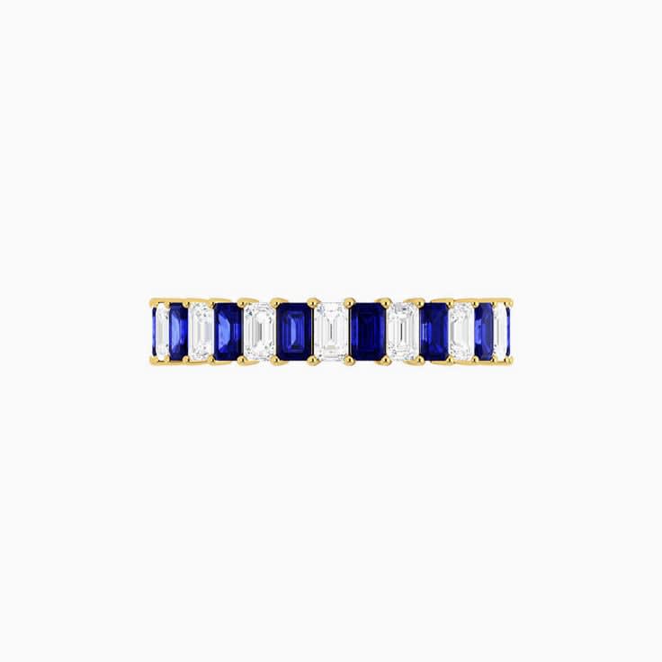 Tanzanite and Diamond Eternity Ring