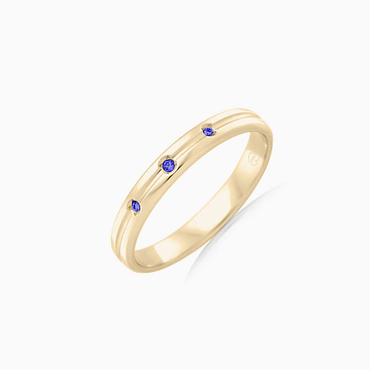 Tanzanite Gemstone ladies diamond ring