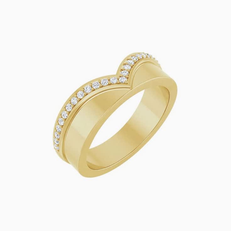 Cigar wedding band