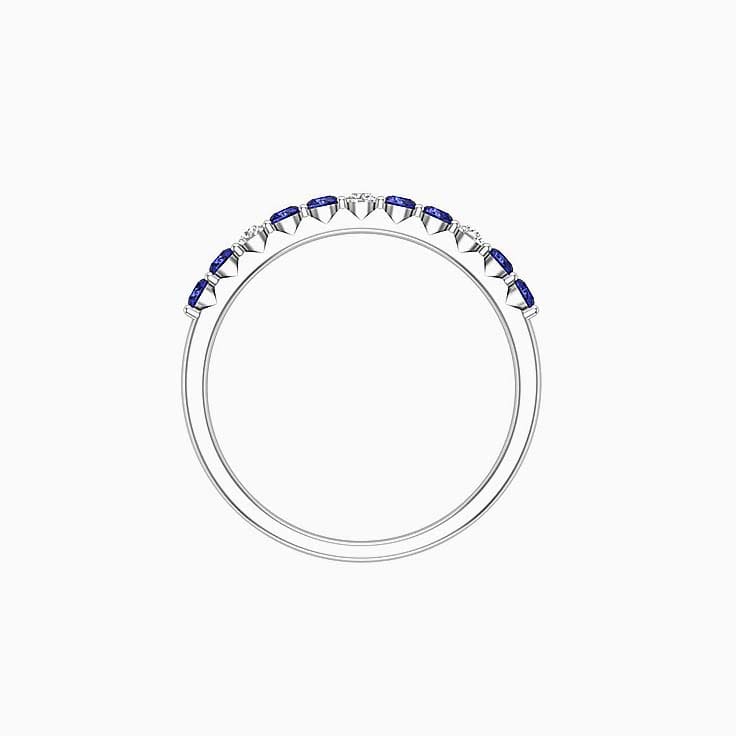 Tanzanite And Diamond Band