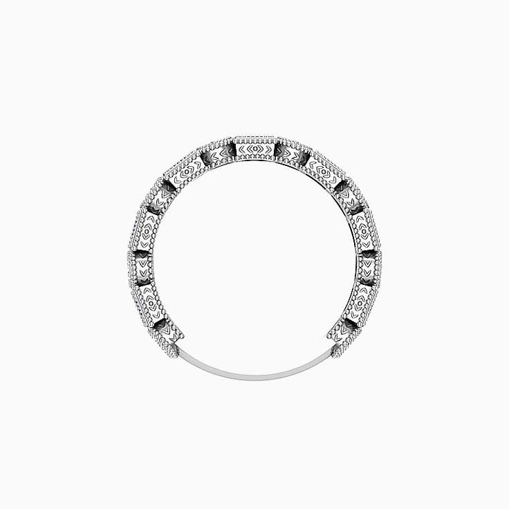 Art Deco tanzanite Diamond Ring