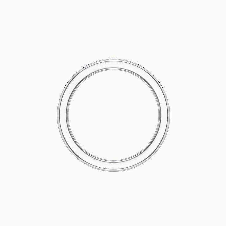 Princess Cut tanznaite And Diamond Ring