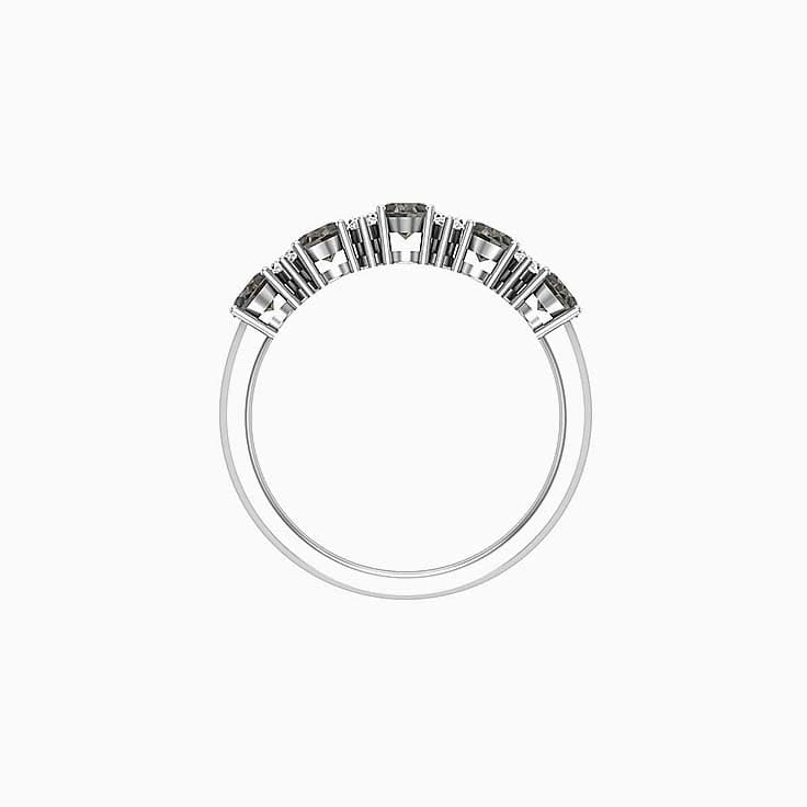 Oval Alexandrite And Diamond Ring