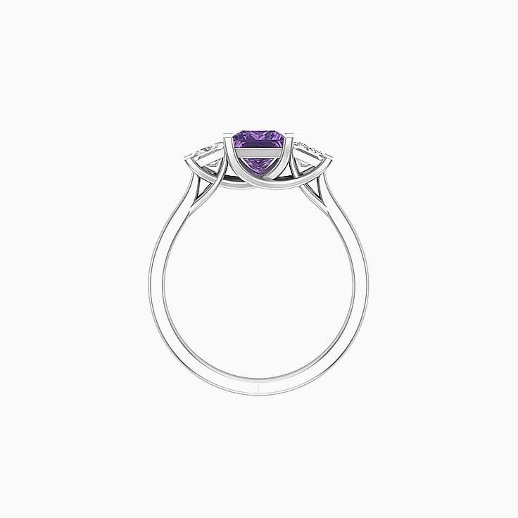 Amethyst Trilogy Ring