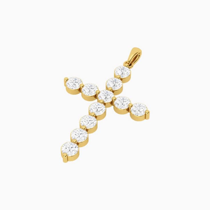 Diamond Brilliant cut cross