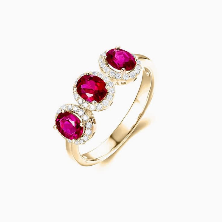 Trilogy Rubelite Ring