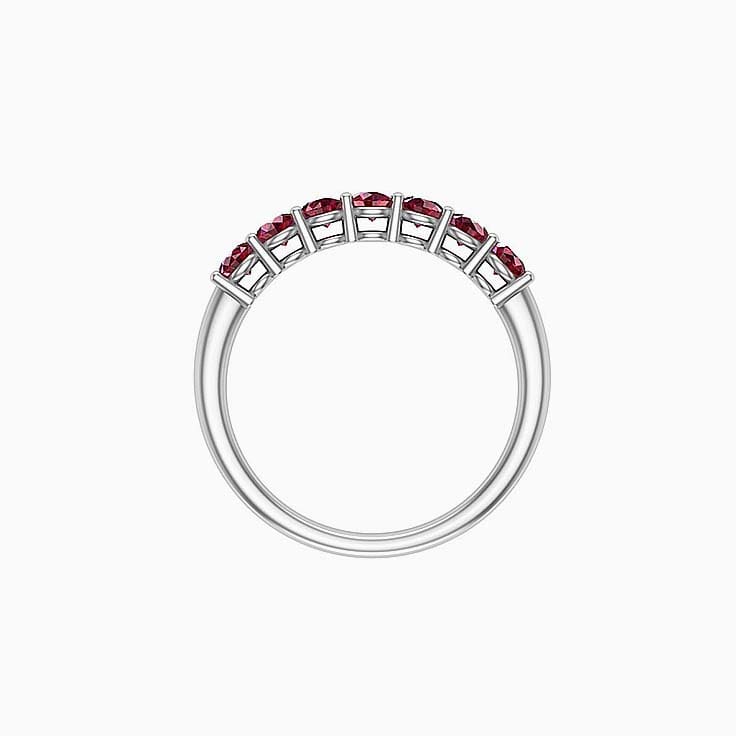 Gemstone Band With Red Ruby