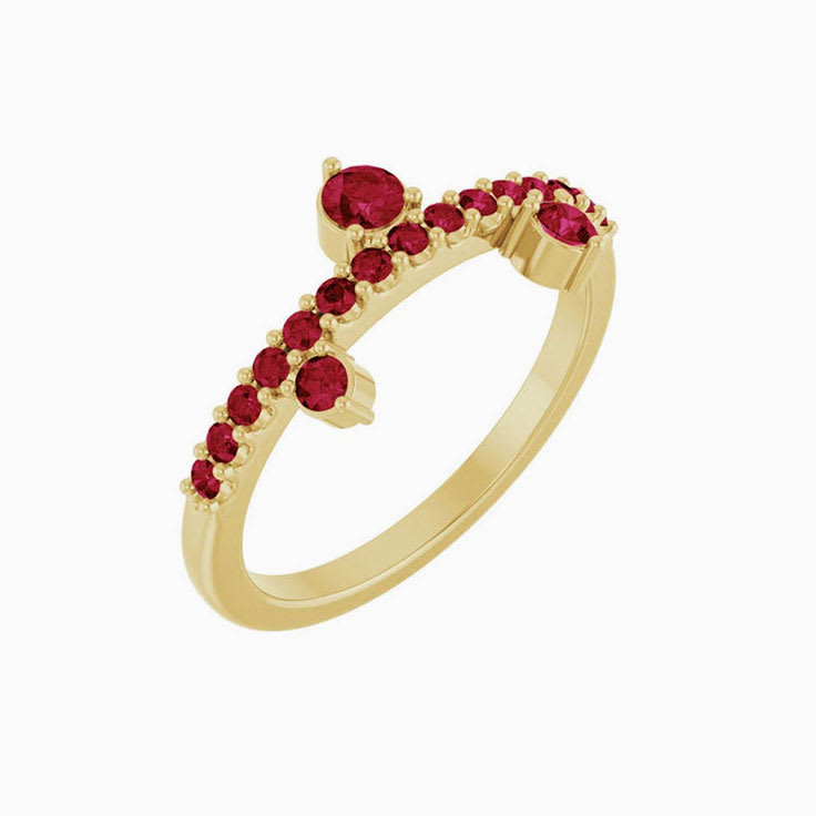 Unique Ruby Ring