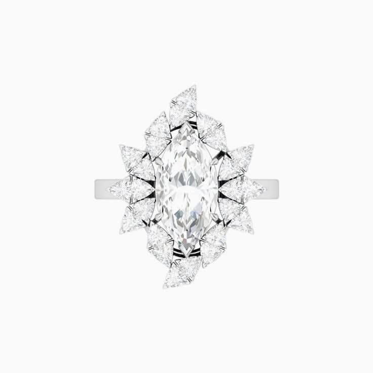Star Flame Marquise Lab Grown Diamonds