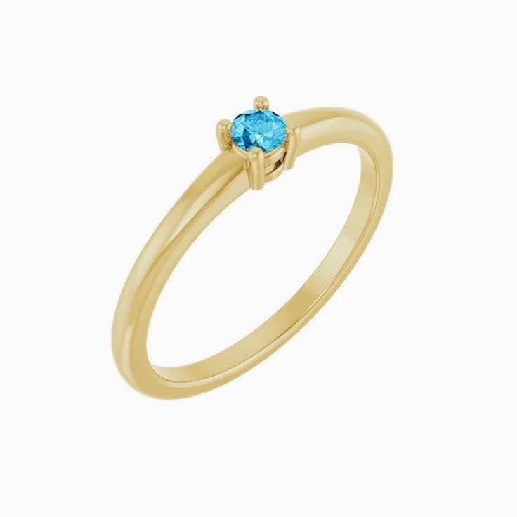 Natural Aquamarine Ring