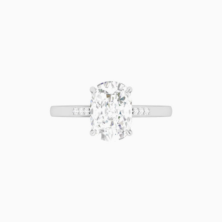 Lab grown 3ct Onlongated Cushion Cut