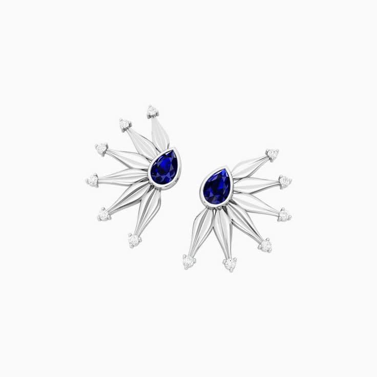 Rays of Sunshine Blue Sapphire