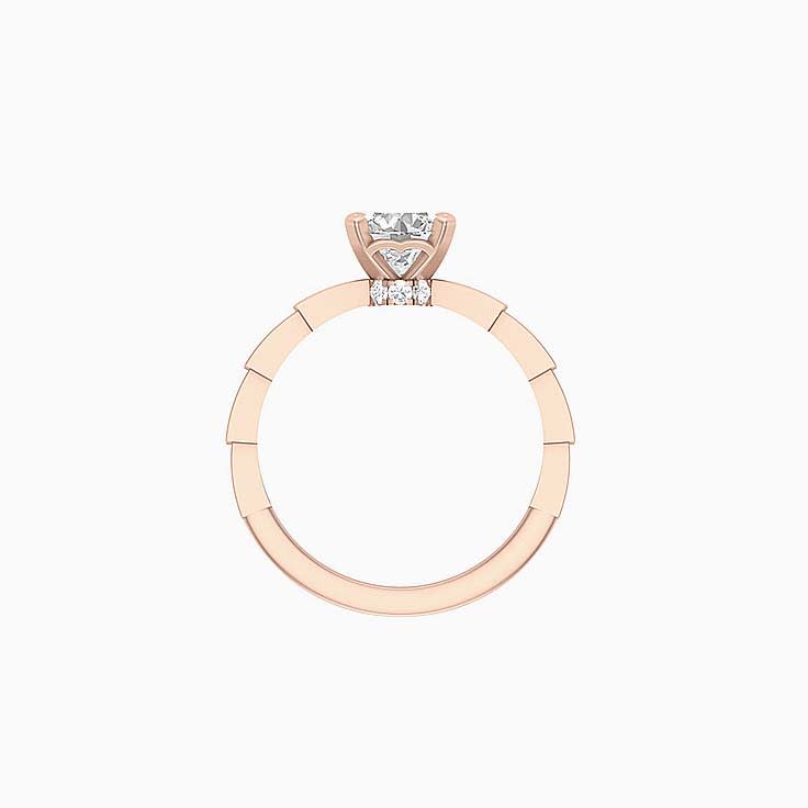 1ct Brilliant cut natural diamond Solitaire ring