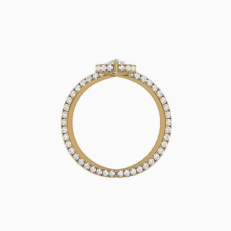 Lab Diamond Heart Ring