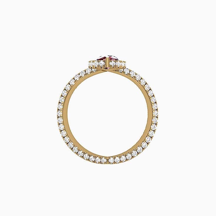 Ruby Heart ring