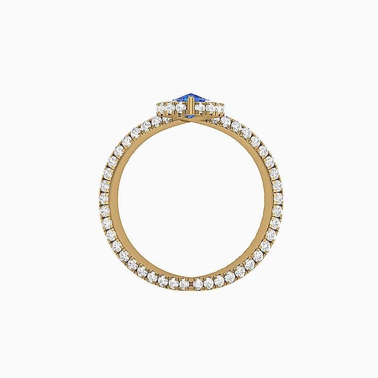 Sapphire Heart ring
