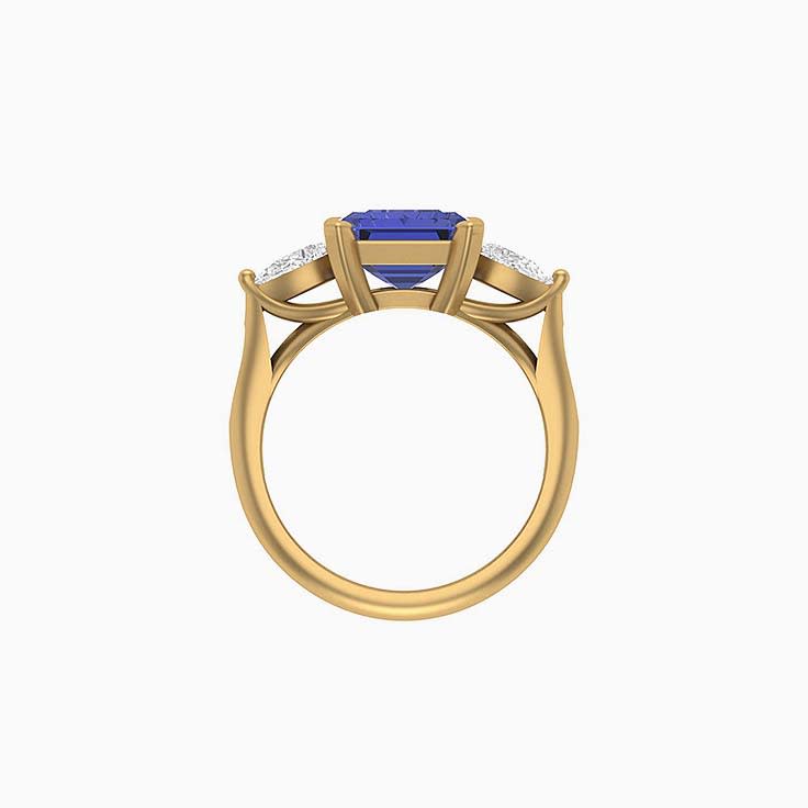 Stunning Tanzanite and diamond ring.