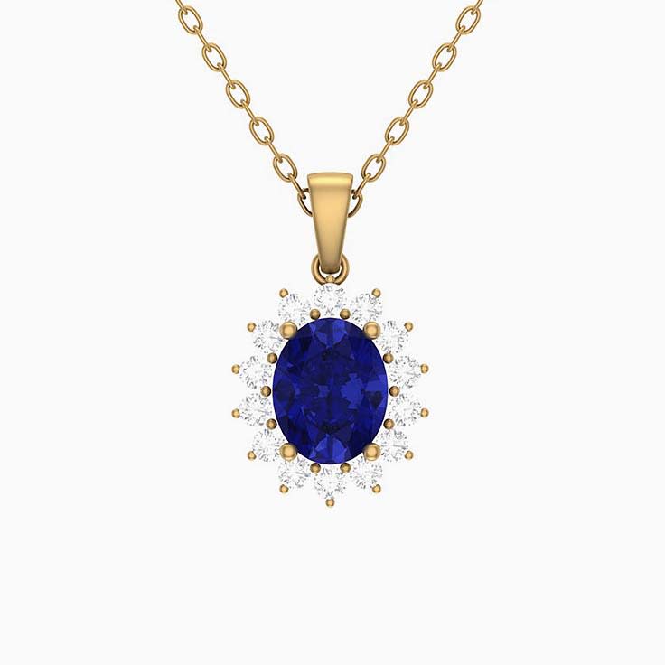 Natural Tanzanite and natural diamonds