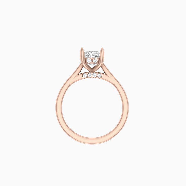 2ct Oval Lab Ring With Hidden Halo