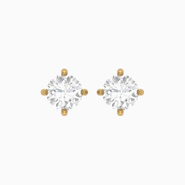 1ct each Lab grown diamond stud earrings