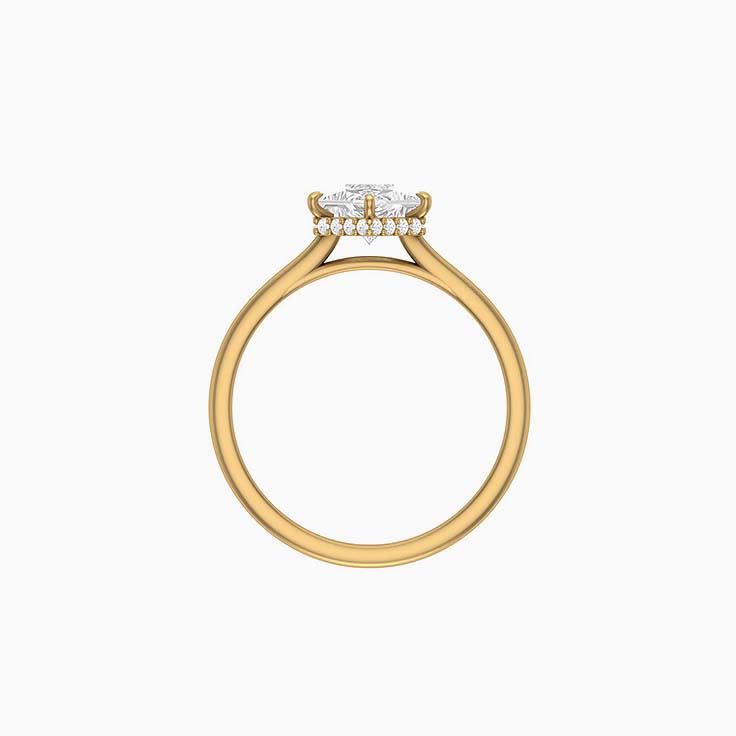 Dutch Lab Marquise cut with hidden halo