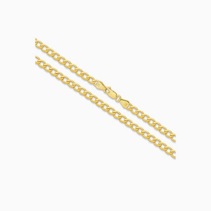 Wide Flat Curb Bracelet