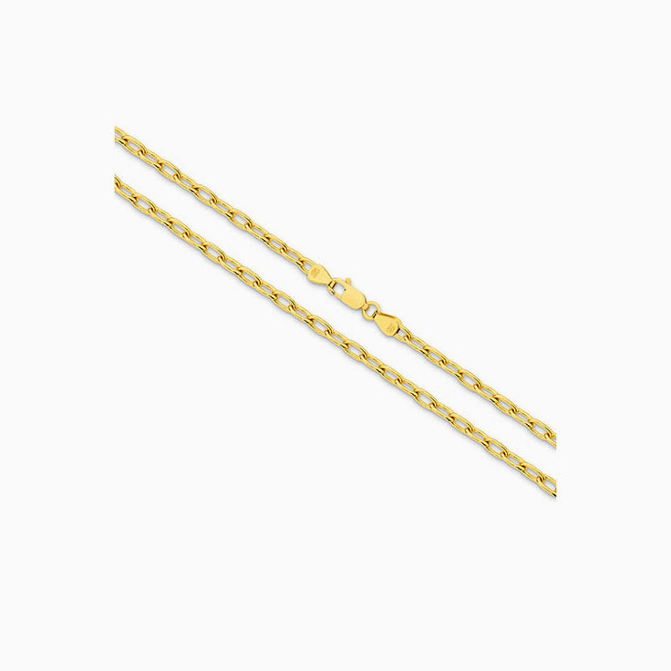 Flat Long Curb Bracelet