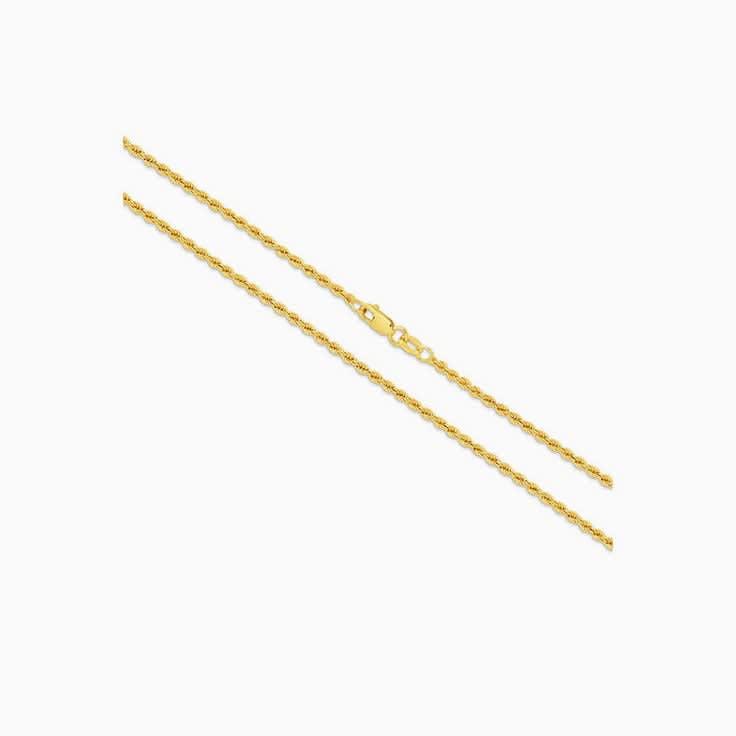 Hollow Diamond Cut Rope Bracelet