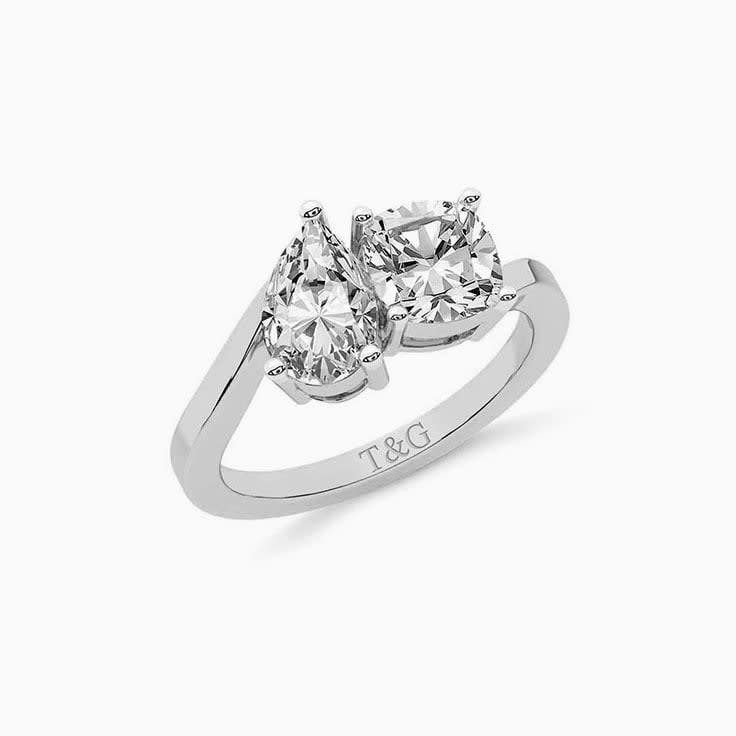 Toi Et Moi Lab Grown Diamond Ring