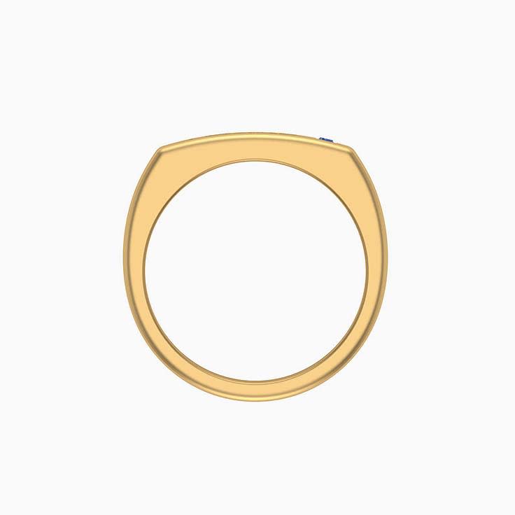 Engraved Mens Signet Ring