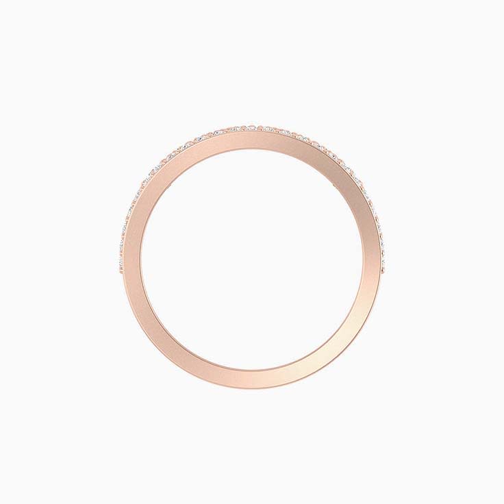 Modern Art Deco band ring