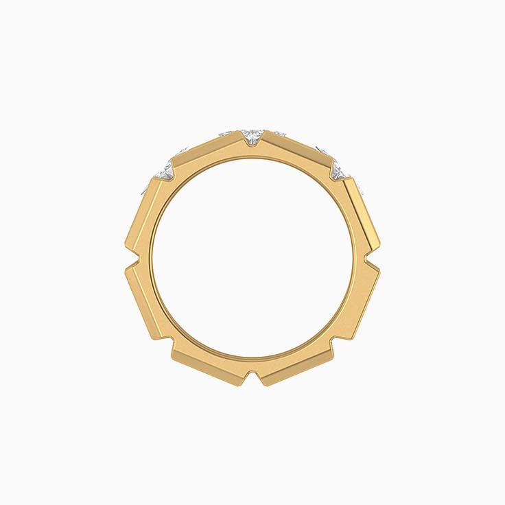 Gents Lab Diamond Solid Gold ring