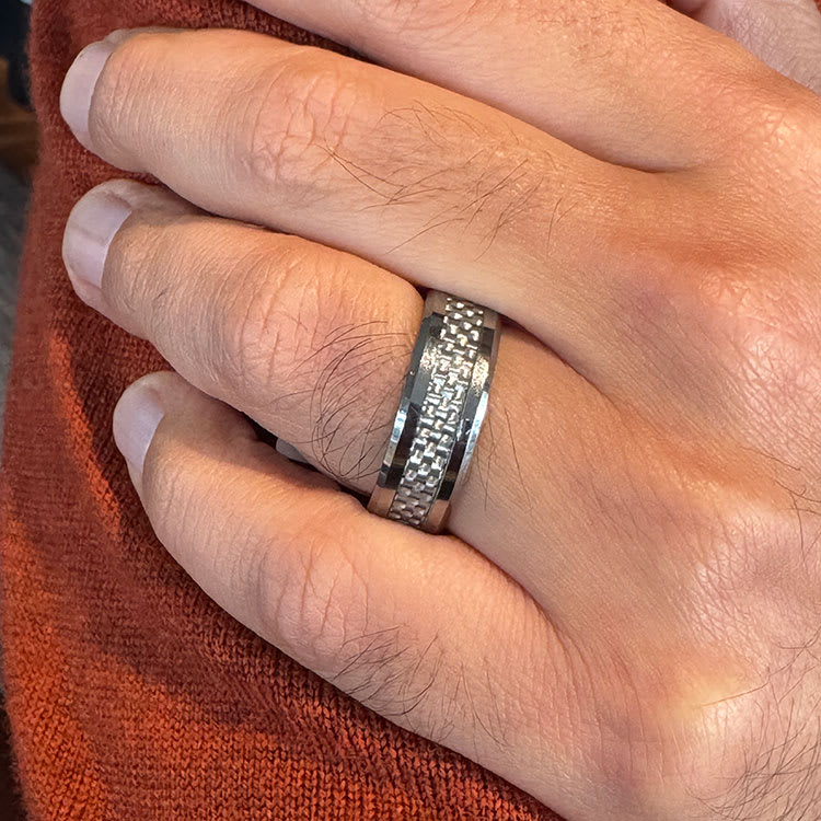 Patterned Tungsten Ring