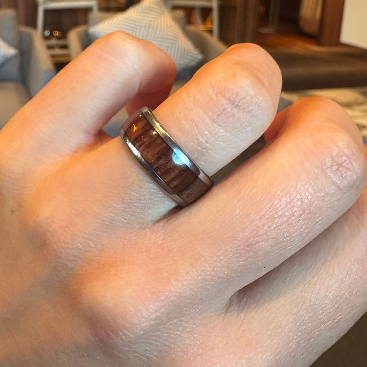 Dome Finish With Rosewood Ring