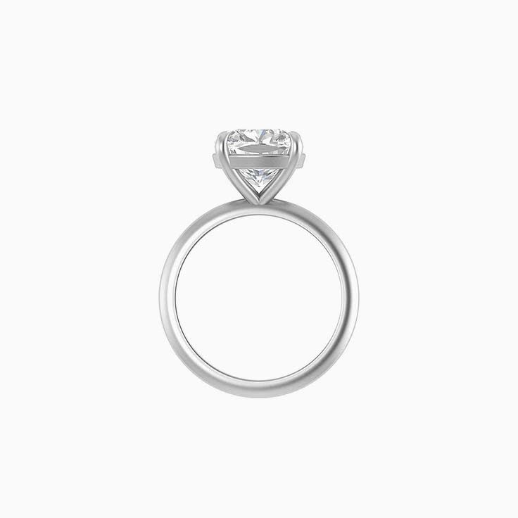 4ct Cushion cut Lab diamond solitaire