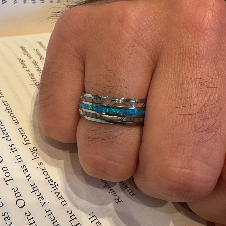 mother of pearl with Opal