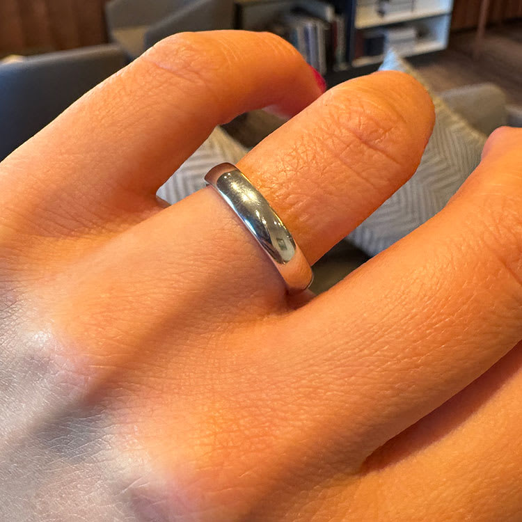 4mm comfort fit tungsten ring