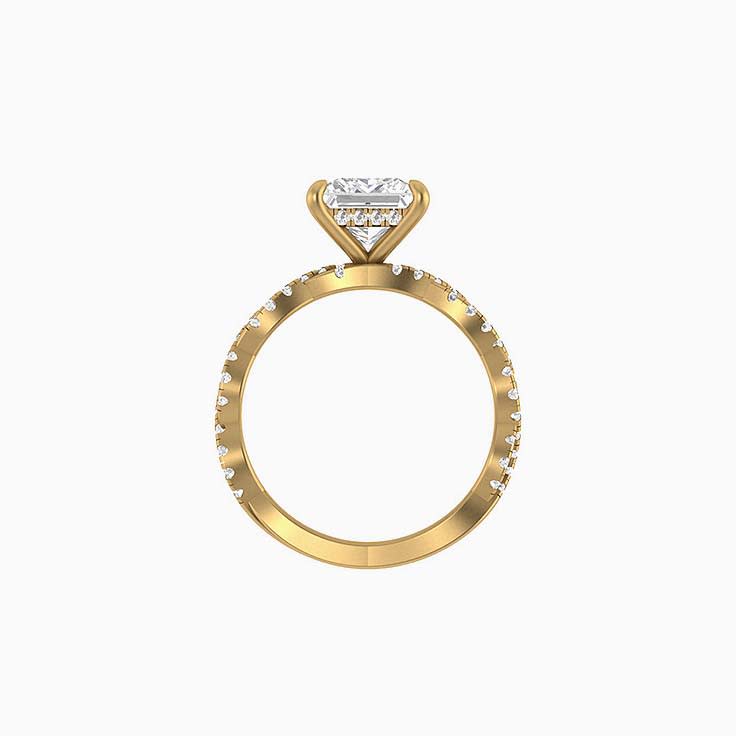 Princess cut 2ct Lab diamond