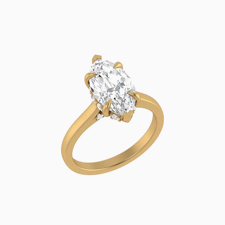 Stunning 5ct Lab Marquise cut engagement ring