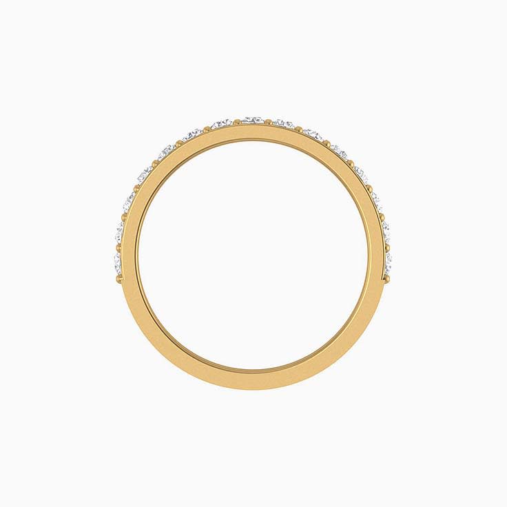 5mm Lab diamond band