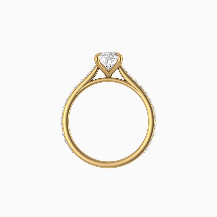 Cathedral Lab Cushion cut