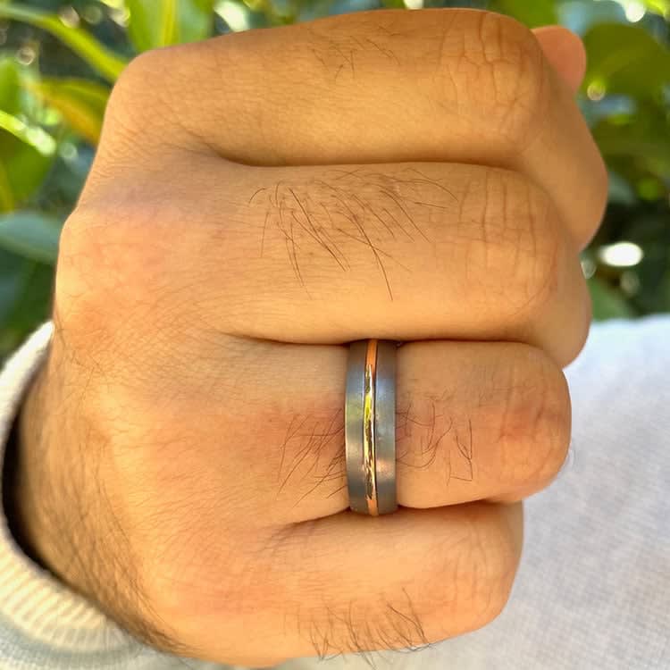 9k rose and Tantalum