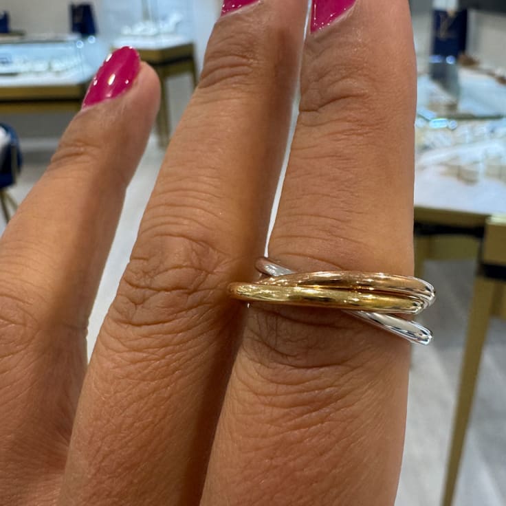 2mm Russian band in three tone