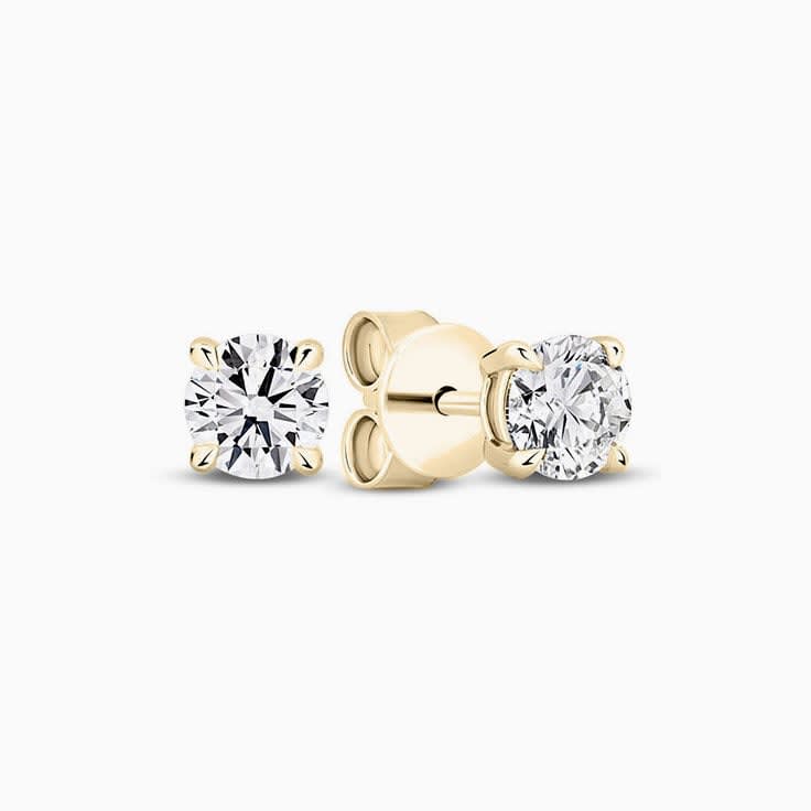 1 carat each classic lab studs