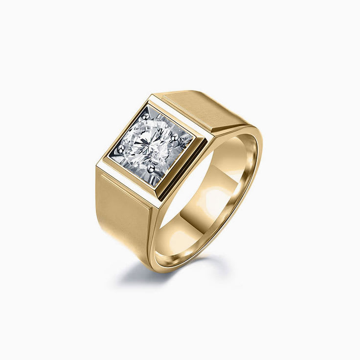 Mens diamond wedding ring