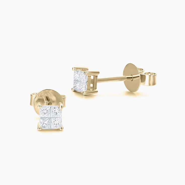 Princess Cluster studs