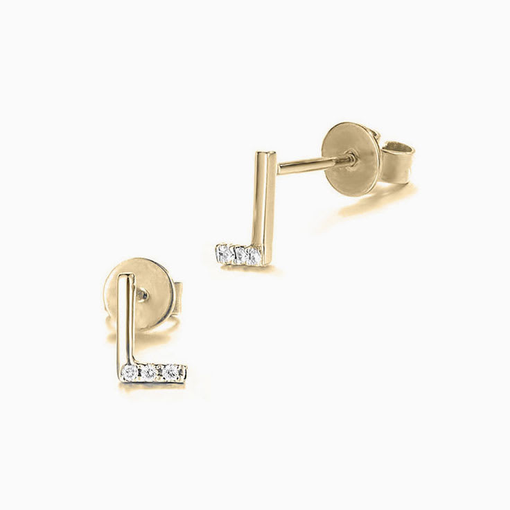 Initial Diamond Studs